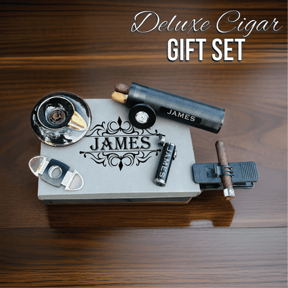 Deluxe Cigar Gift Set - Cigar - GroomsDay
