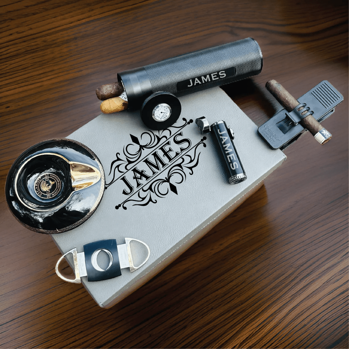 Deluxe Cigar Gift Set - Cigar - GroomsDay