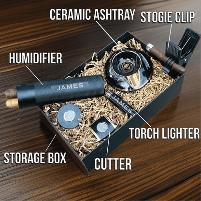 Deluxe Cigar Gift Set - Cigar - GroomsDay