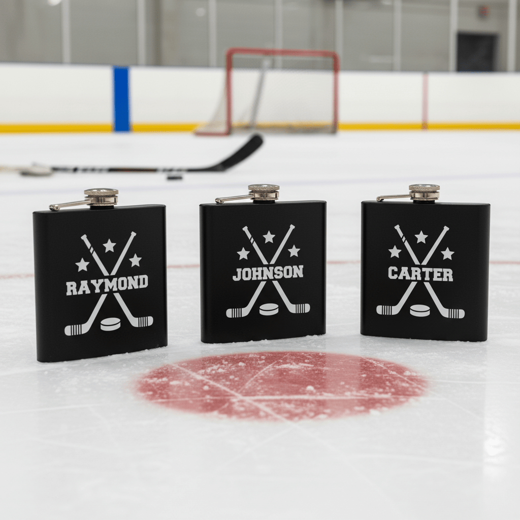 Penalty Box Flask - Sports Groomsmen Gifts - GroomsDay