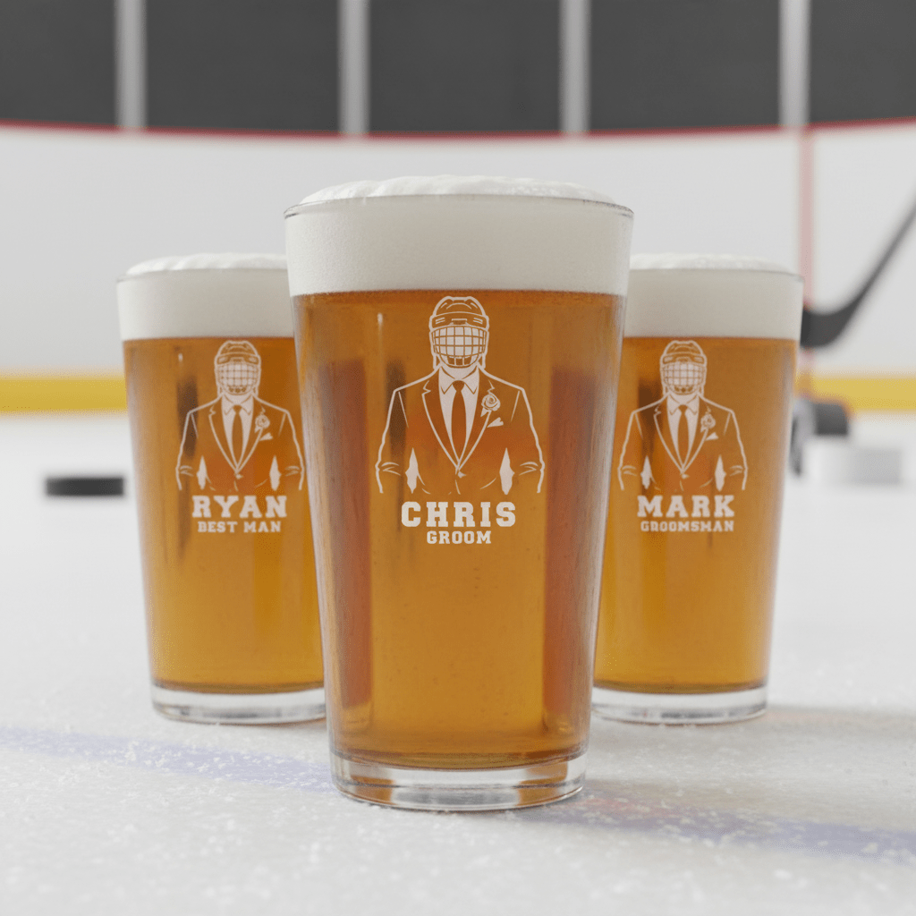 Goon Squad Wedding Pint - Sports Groomsmen Gifts - GroomsDay