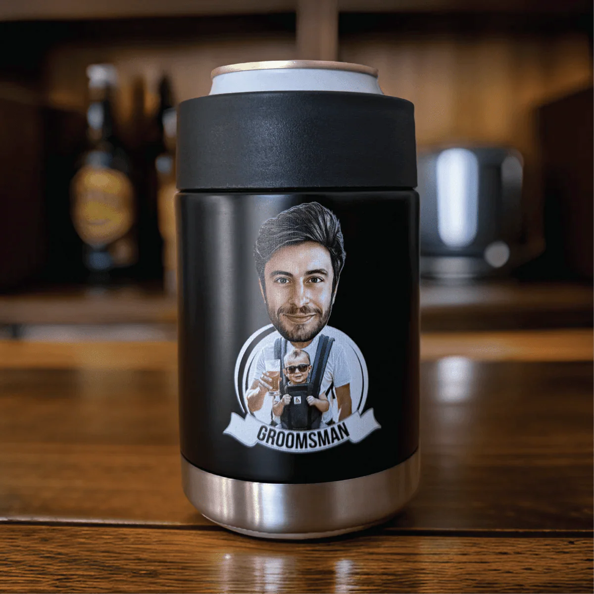 Custom Caricature Koozies - Bachelor Party - GroomsDay