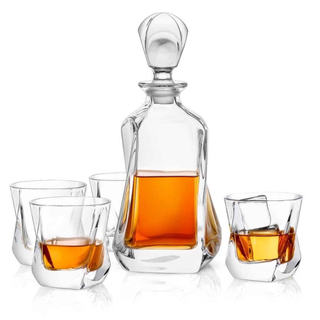 Twisted Lady Decanter Set - Decanter - GroomsDay