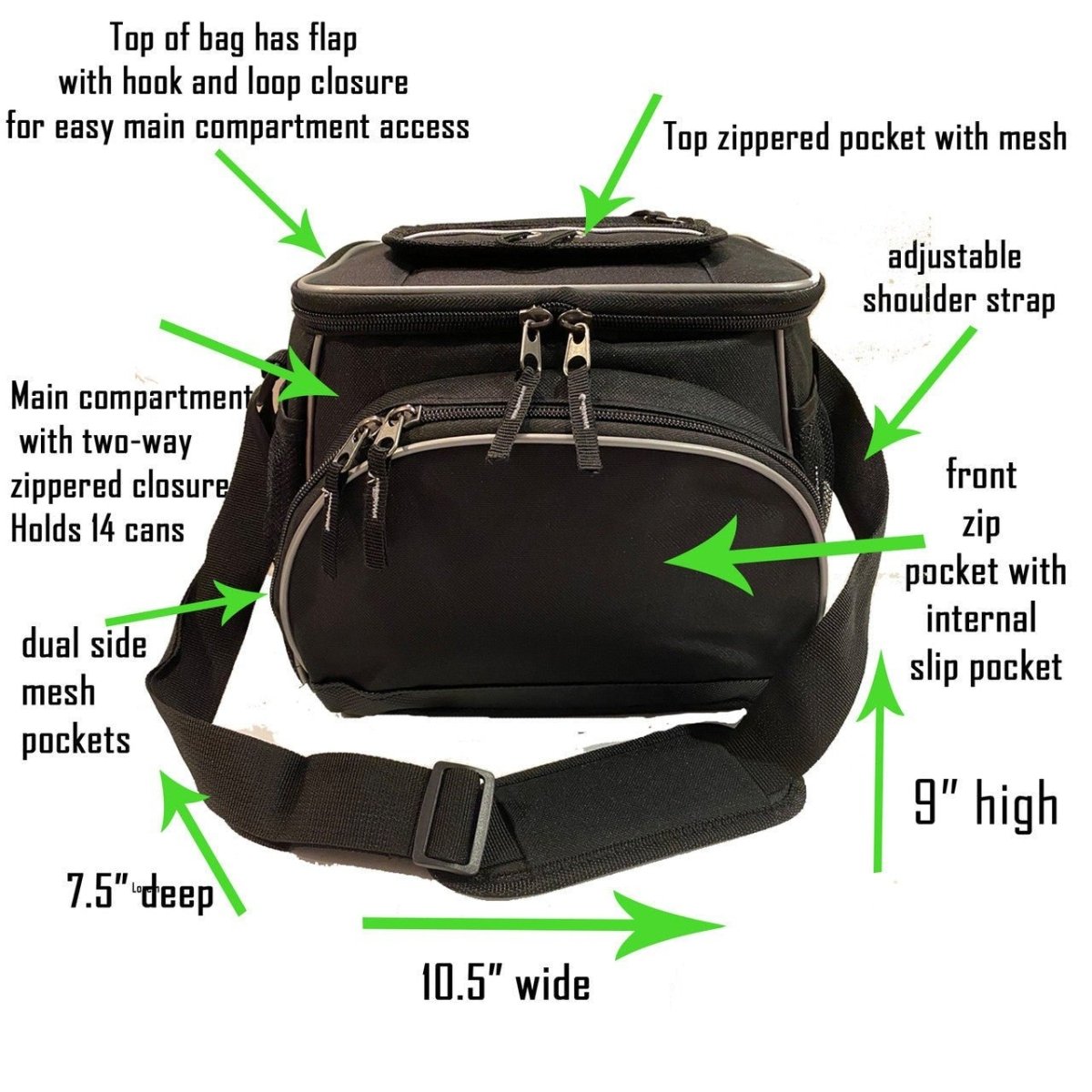 Easy Top Access Cooler Tote - Cooler - GroomsDay