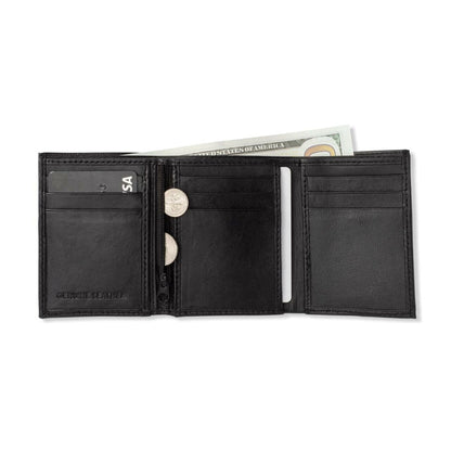 Personalized Leather TriFold - GroomsDay