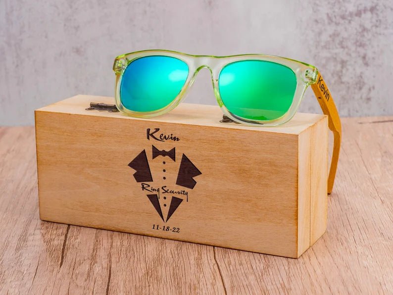 Super Cool Personalized Sunglasses for your Groomsmen - GnarlsFarer Sunglasses