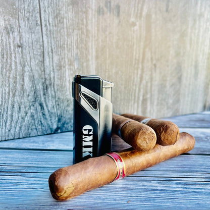Engraved Cigar Custom Torch Lighter - Lighters & Matches - GroomsDay