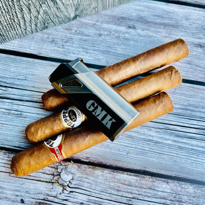 Engraved Cigar Custom Torch Lighter - Lighters & Matches - GroomsDay