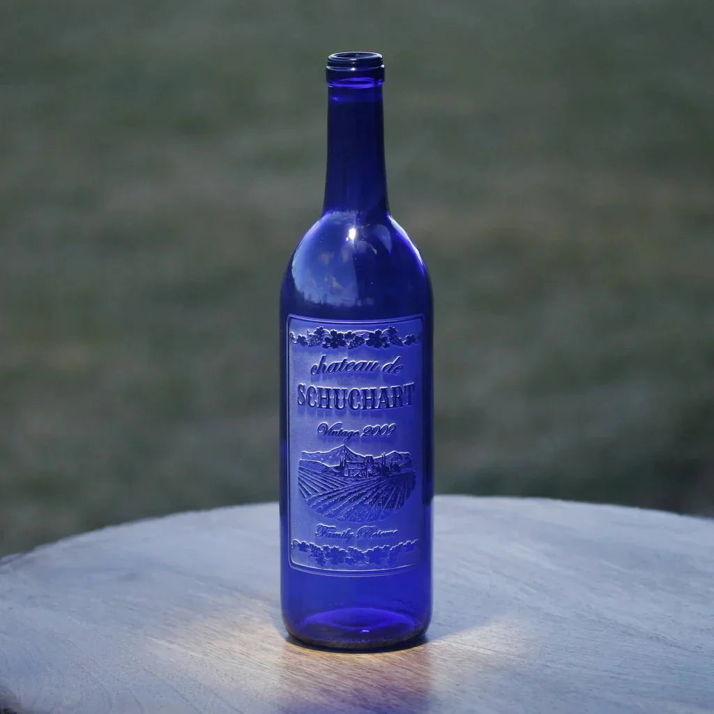 Engraved Wine Bottle - wine - GroomsDay
