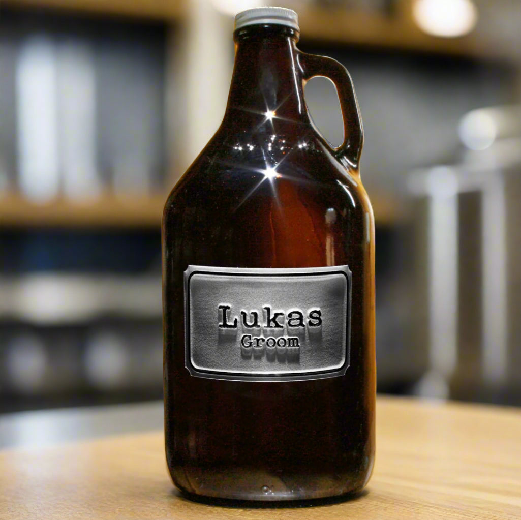 Sand Engraved Beer Growler