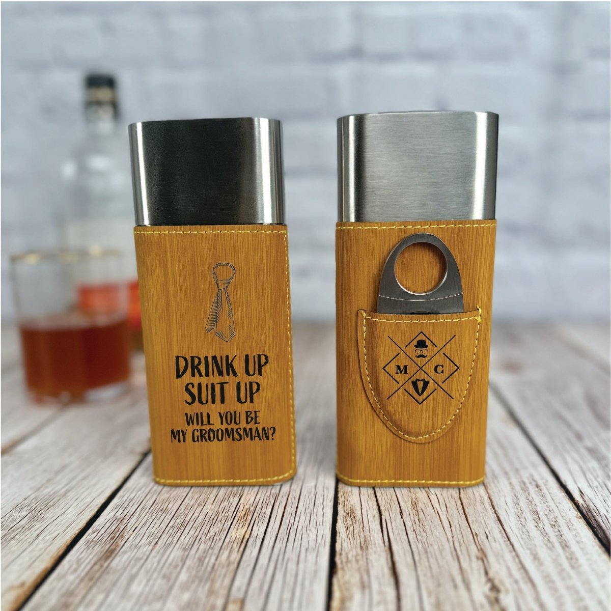 Puff And Swig Groomsmen Proposal - Cigar - GroomsDay