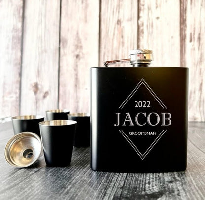 Sharp Shooters - Flasks - GroomsDay