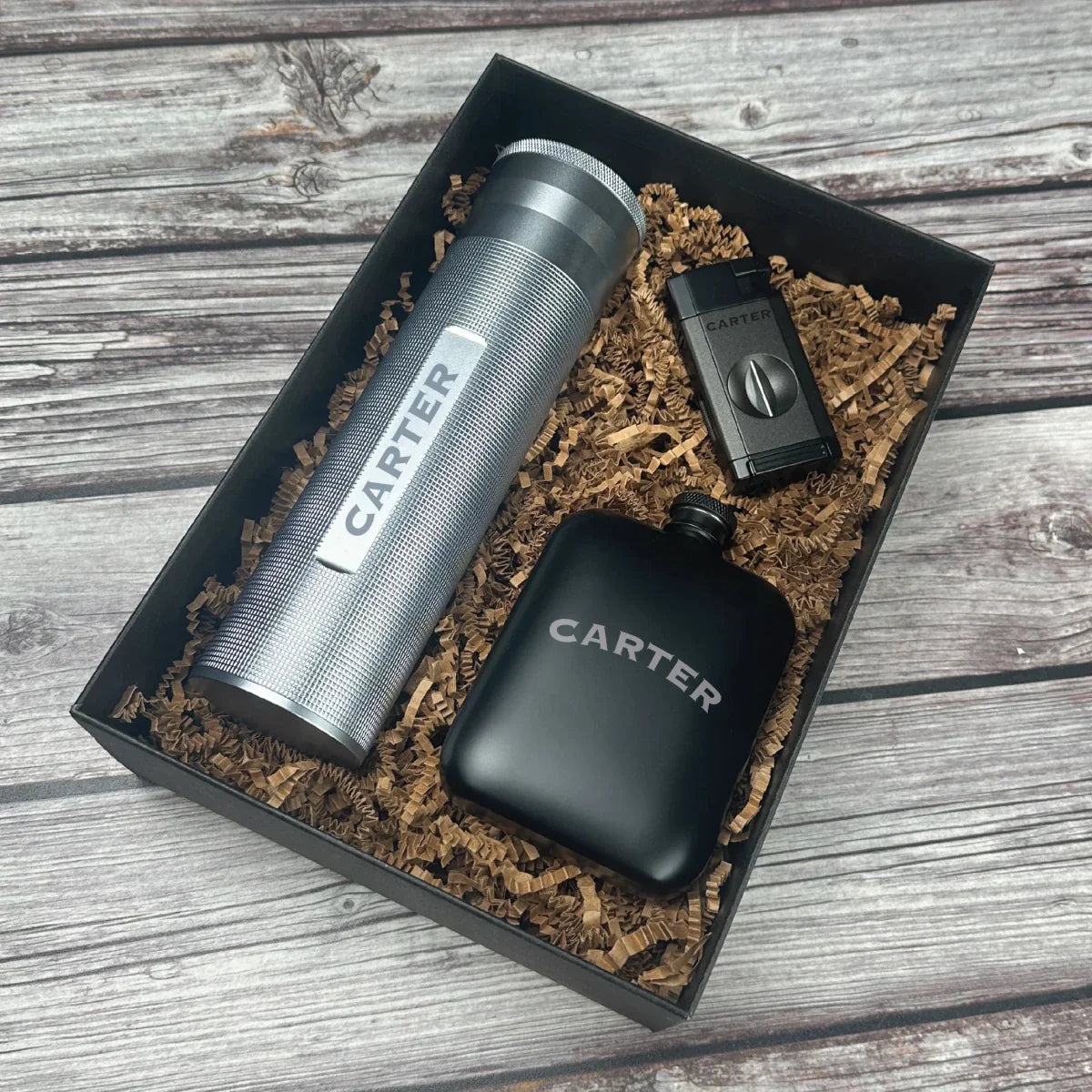 Exquisite Traveler's Trove Luxury Cigar Set for Men - Cigar - GroomsDay