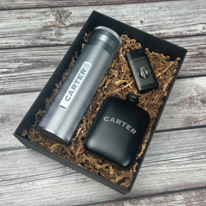 Exquisite Traveler's Trove Luxury Cigar Set for Men - Cigar - GroomsDay