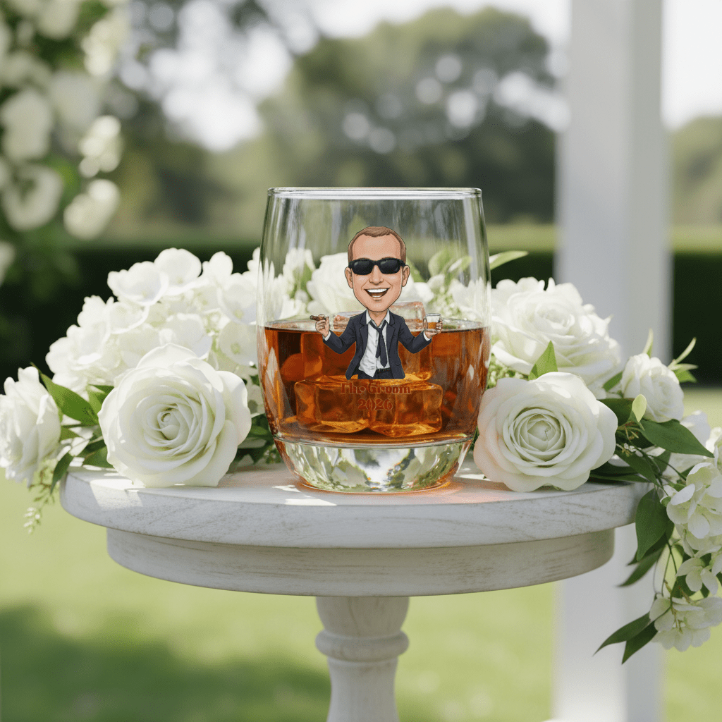 Grooms Crew Whiskey Glass - Groomsmen - GroomsDay