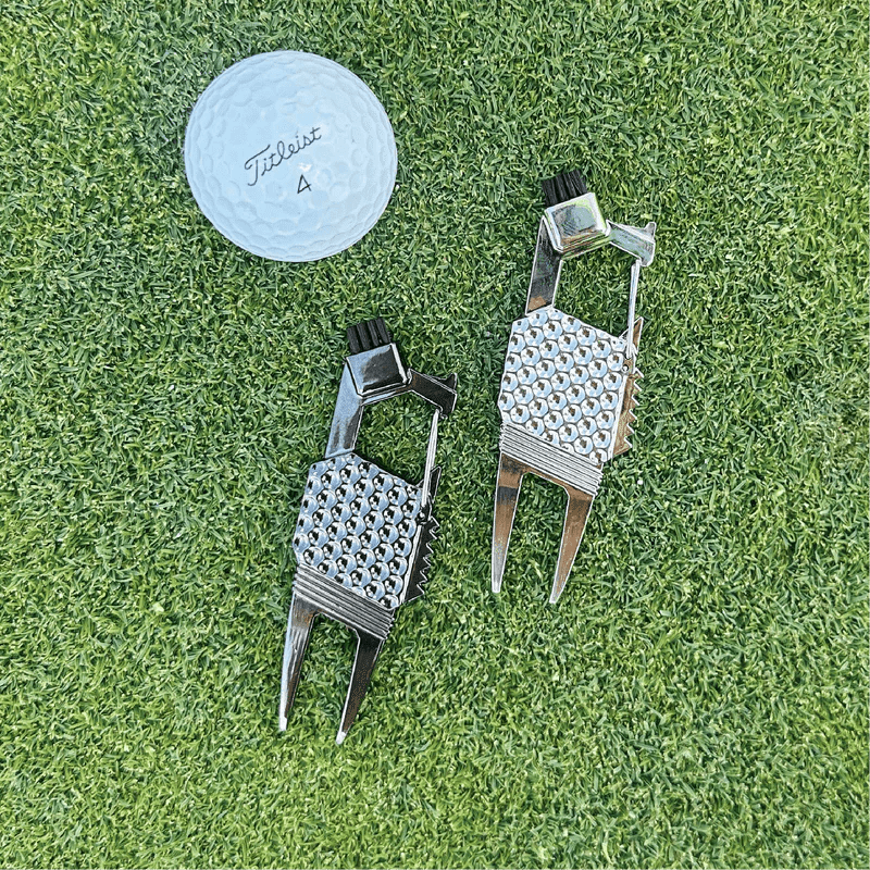 Versatile Monogrammed Golf Multi Tool – 5 - in - 1 Custom Divot Tool - Golf - GroomsDay