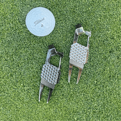 Versatile Monogrammed Golf Multi Tool – 5 - in - 1 Custom Divot Tool - Golf - GroomsDay