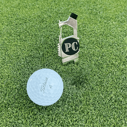 Versatile Monogrammed Golf Multi Tool – 5 - in - 1 Custom Divot Tool - Golf - GroomsDay