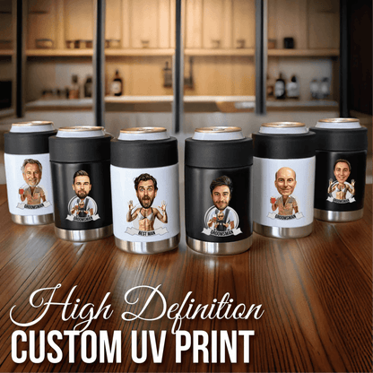 Custom Caricature Koozies - Bachelor Party - GroomsDay