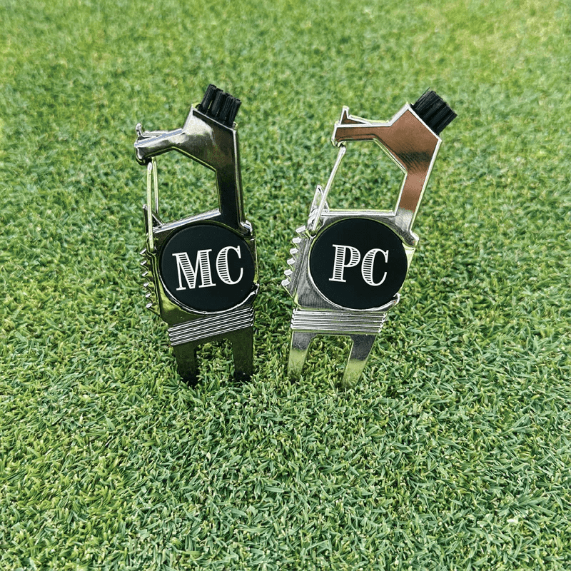 Versatile Monogrammed Golf Multi Tool – 5 - in - 1 Custom Divot Tool - Golf - GroomsDay