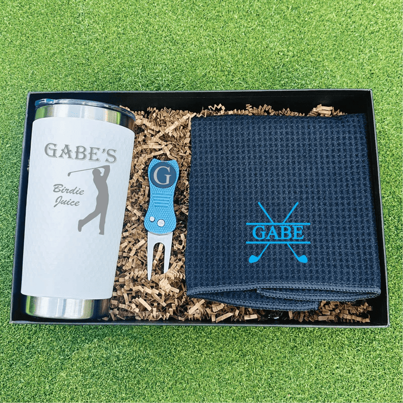Personalized Golf Gift Box Set - Golf - GroomsDay