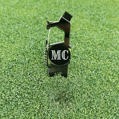 Versatile Monogrammed Golf Multi Tool – 5 - in - 1 Custom Divot Tool - Golf - GroomsDay