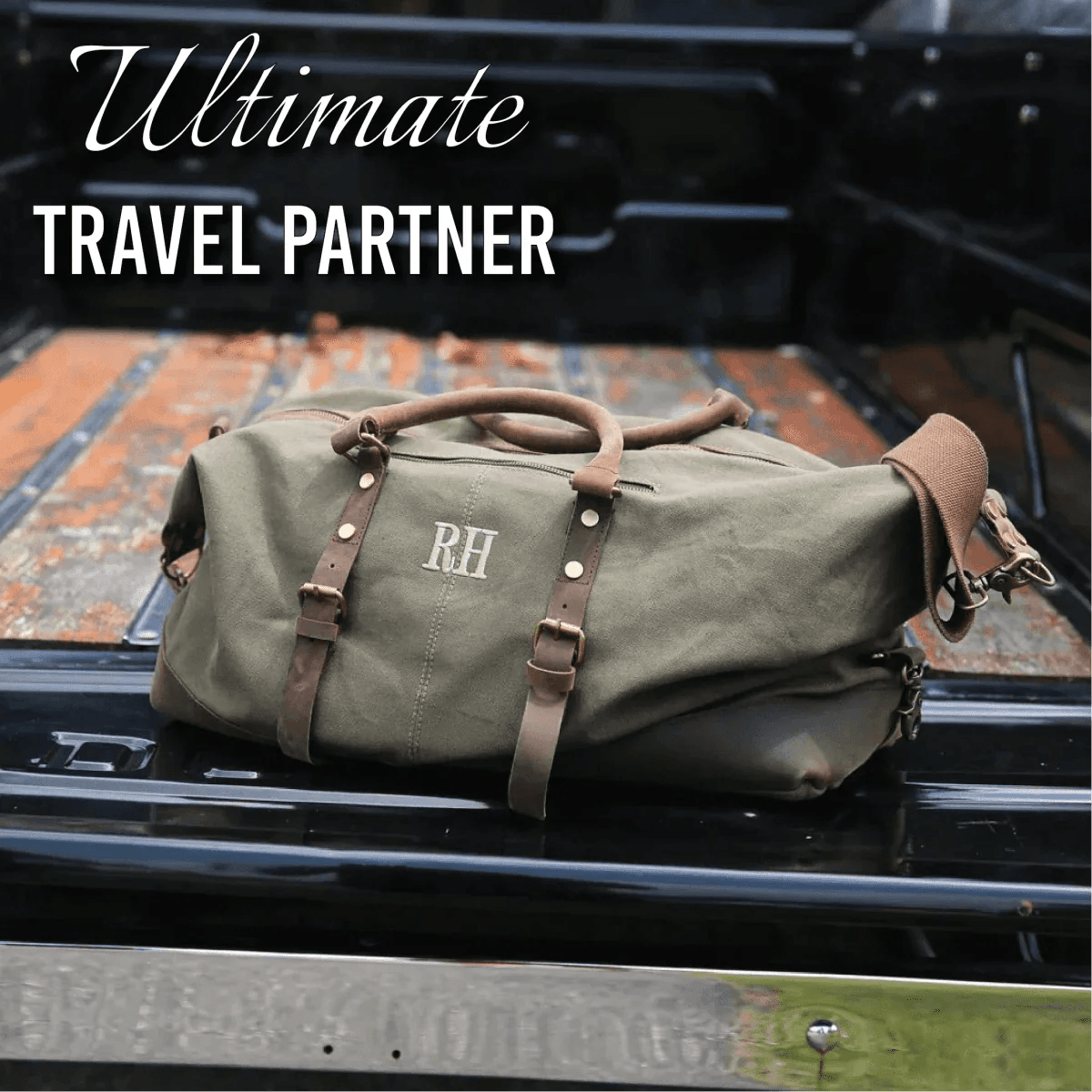 Workhorse Monogrammed Weekender Bag - Duffel Bags - GroomsDay