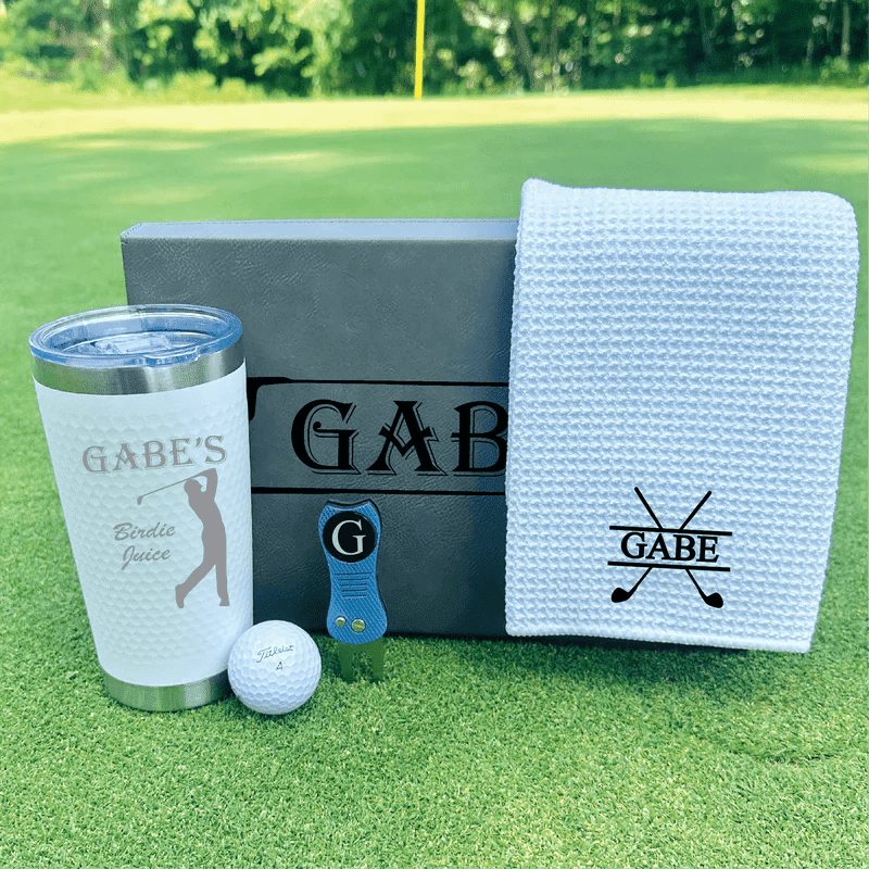 Personalized Golf Gift Box Set - Golf - GroomsDay