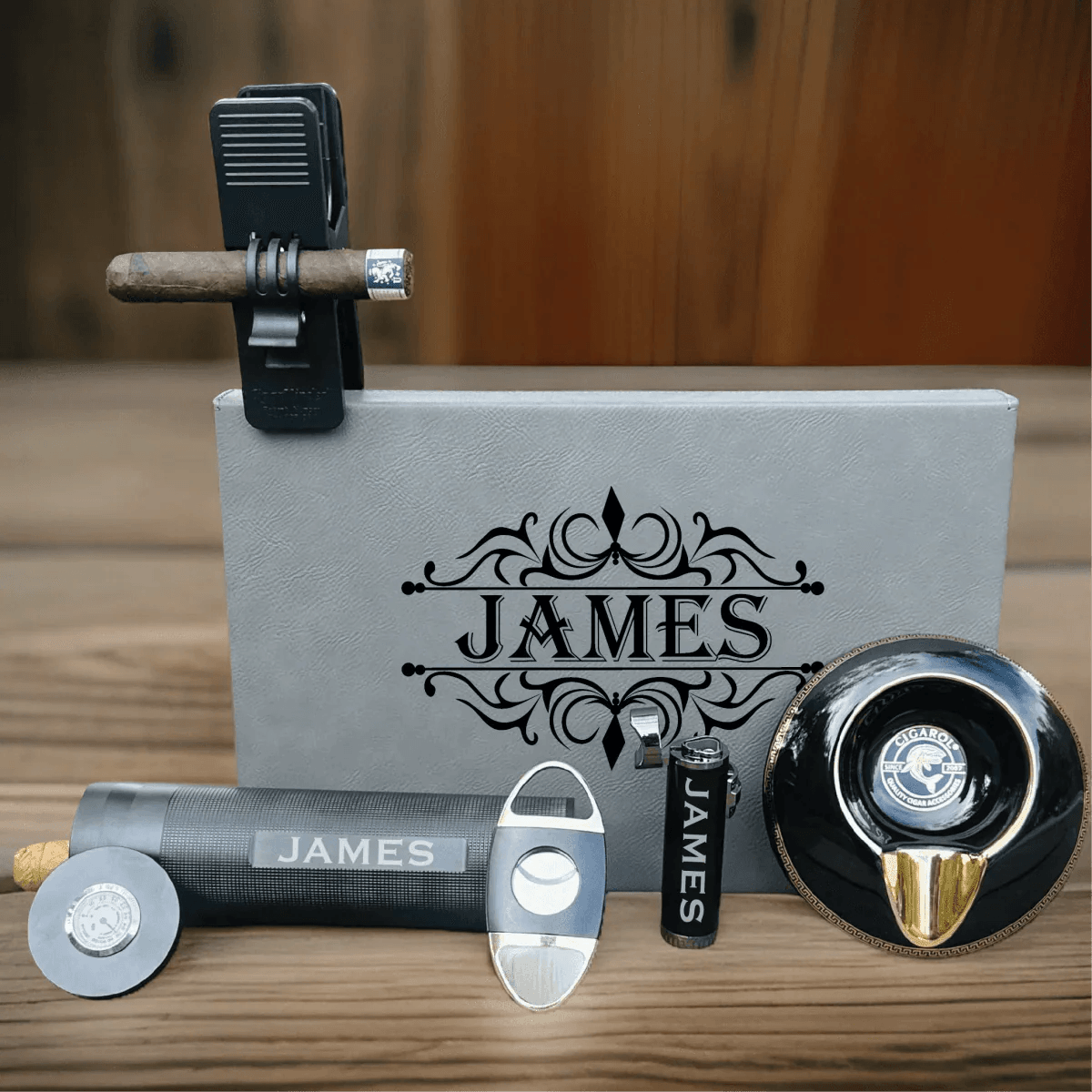 Deluxe Cigar Gift Set - Cigar - GroomsDay