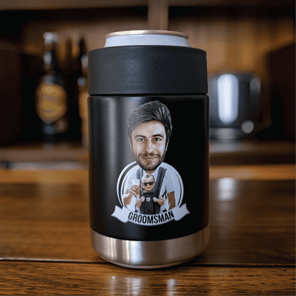 Custom Caricature Koozies - Bachelor Party - GroomsDay