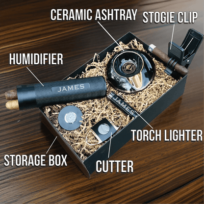 Deluxe Cigar Gift Set - Cigar - GroomsDay