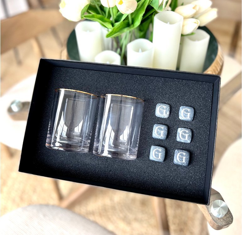 Golden Groomsmen Gift Set - Whiskey - GroomsDay
