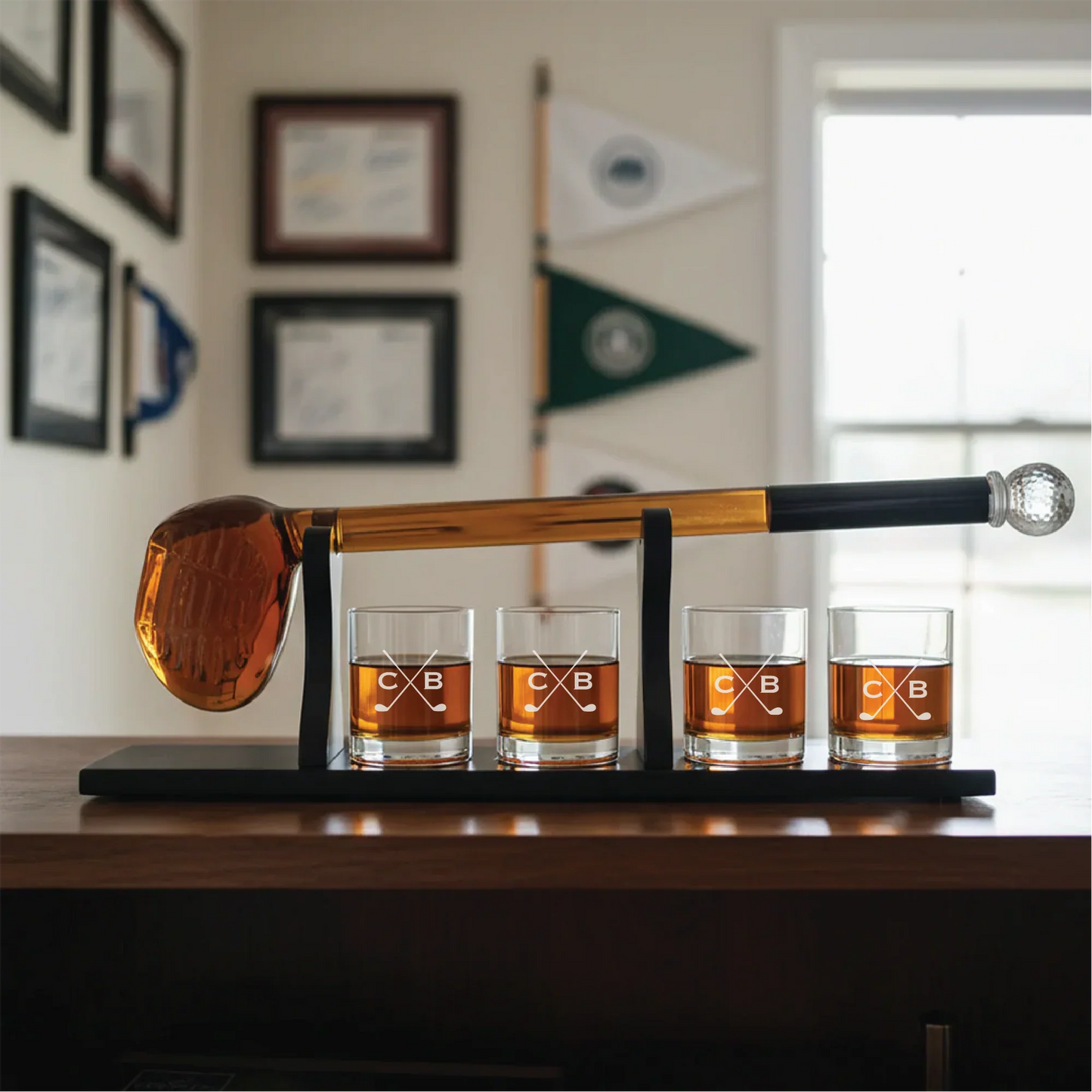 Custom Personalized Golf Club Whiskey Decanter