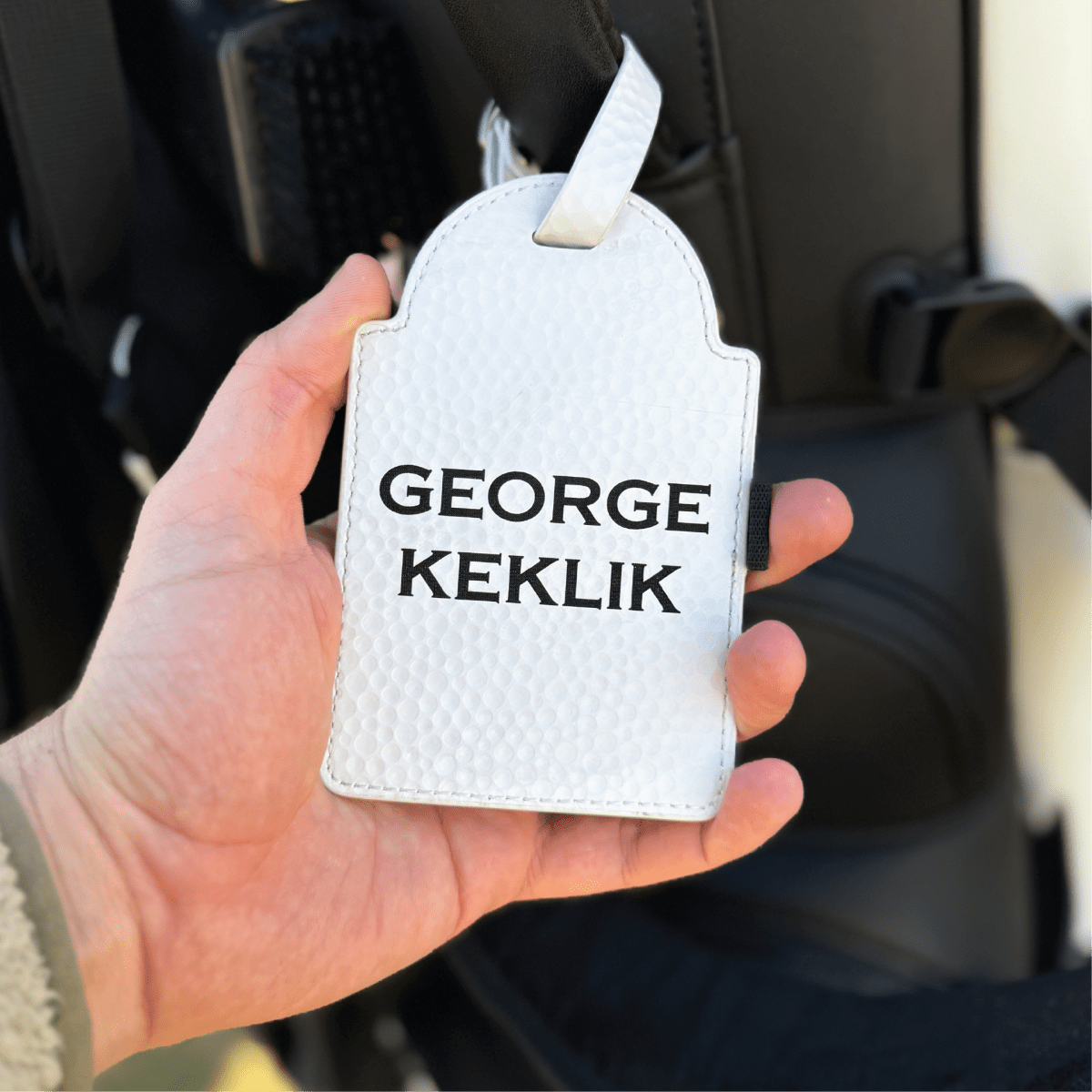 Tee'd Up Bag Tag - GroomsDay