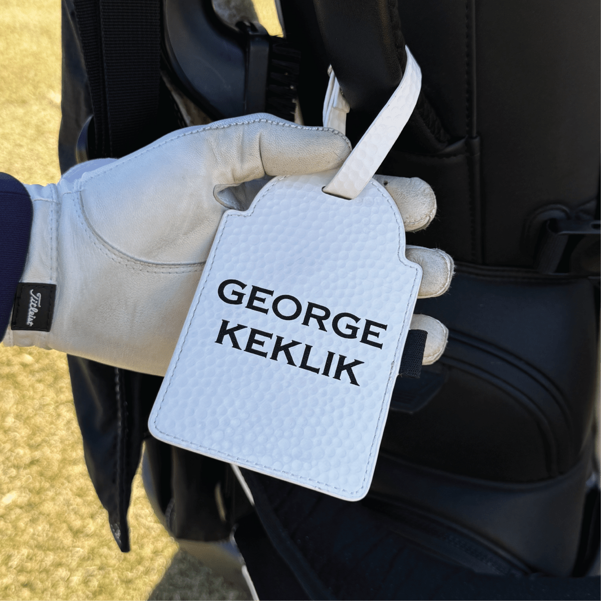 Tee'd Up Bag Tag - GroomsDay