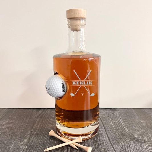 Golf Ball Custom Decanter - Golf - GroomsDay
