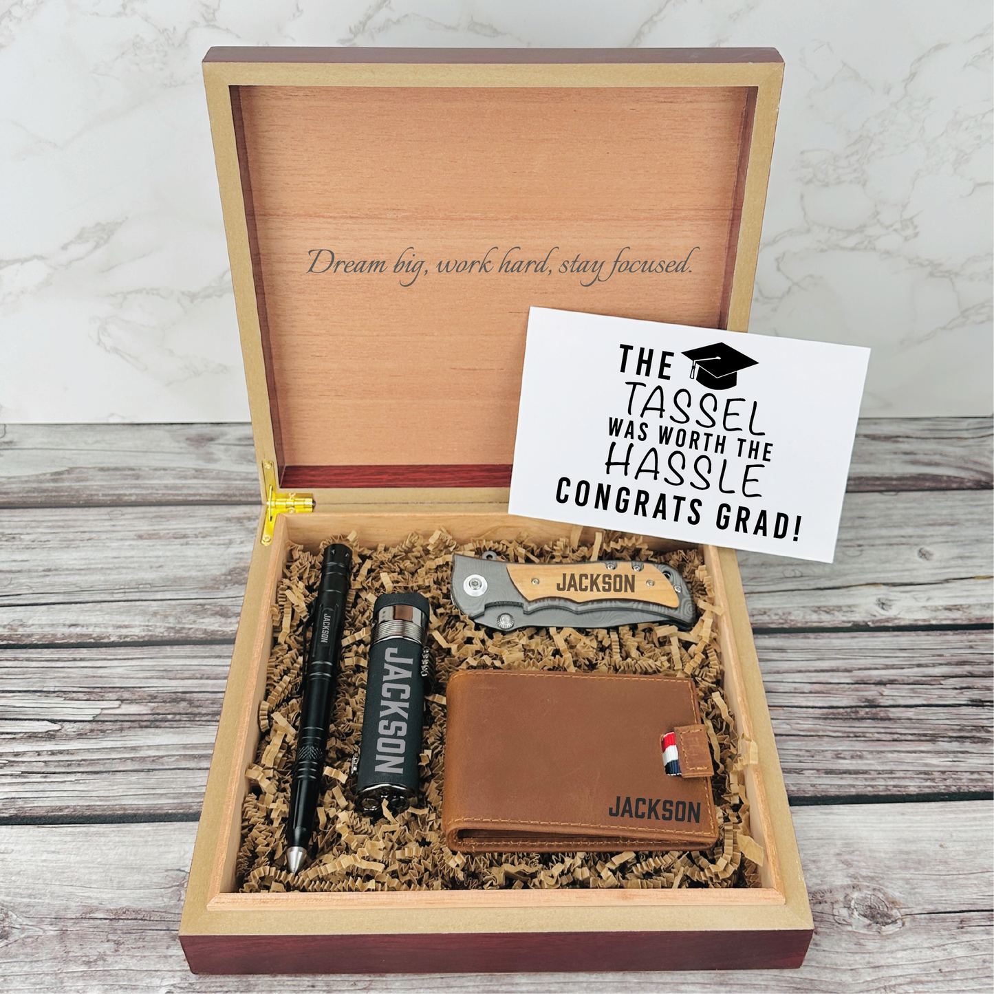 Prestige Scholar Personalized Graduation Gift Set