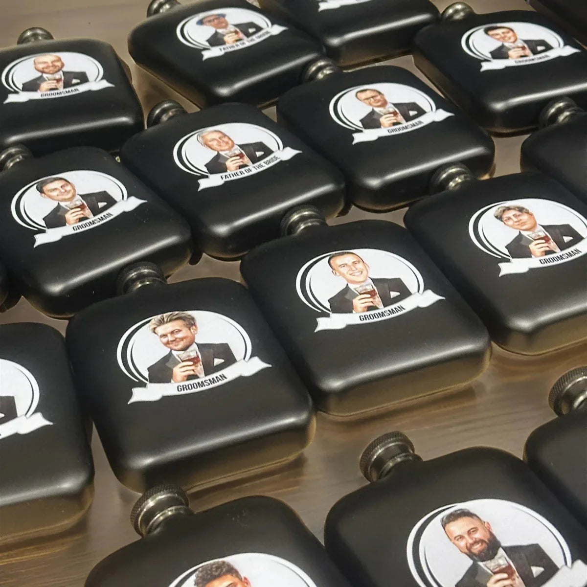 Groomsman Grins Flask - Flask - GroomsDay