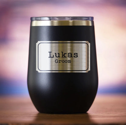 Groomsmen Wine Tumbler - Tumblers - GroomsDay