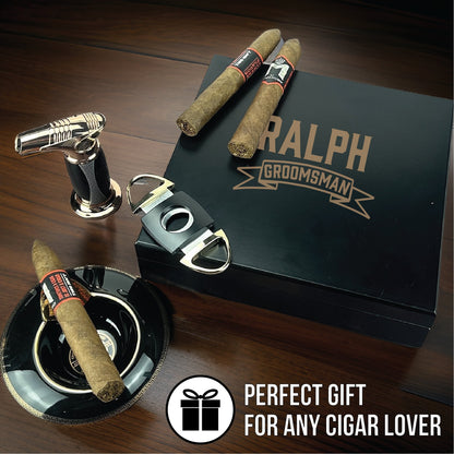 Classic Groomsman Cigar Gift Set