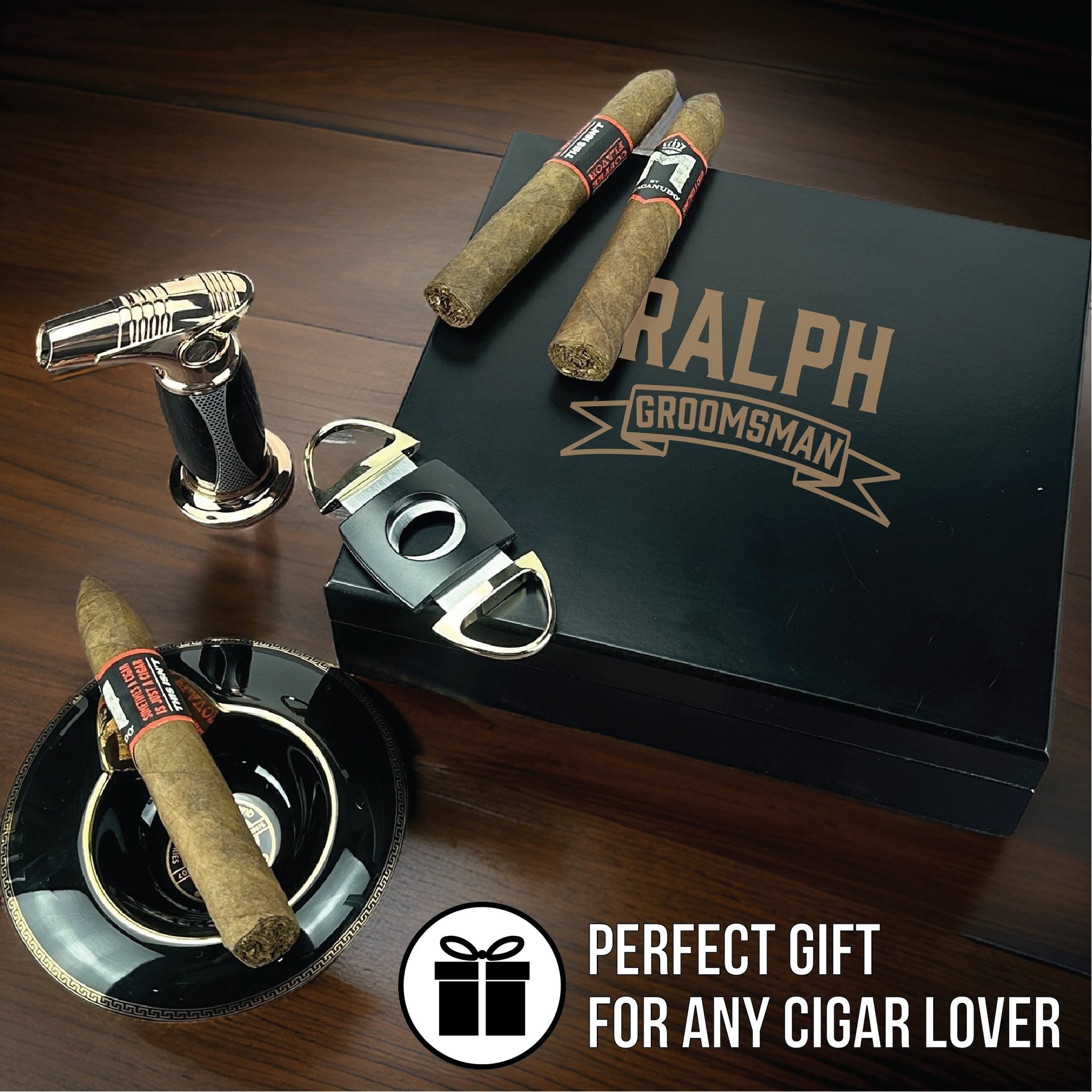 Classic Groomsman Cigar Gift Set