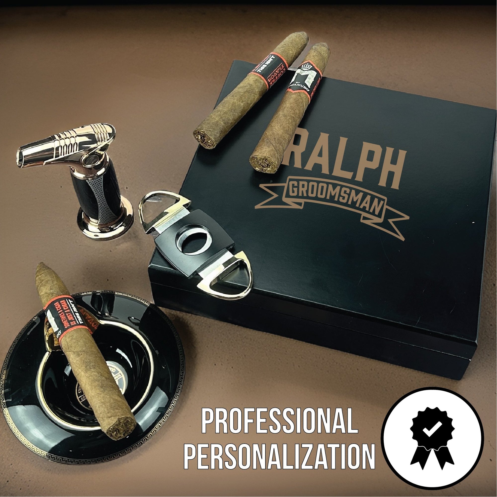 Classic Groomsman Cigar Gift Set