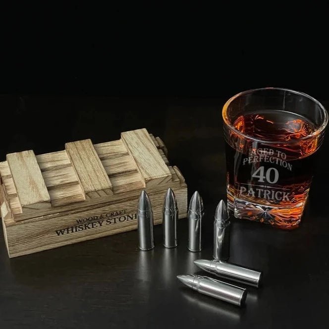 High Caliber Whiskey Glass Set - Whiskey - GroomsDay