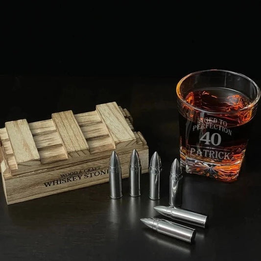 High Caliber Whiskey Glass Set - Whiskey - GroomsDay