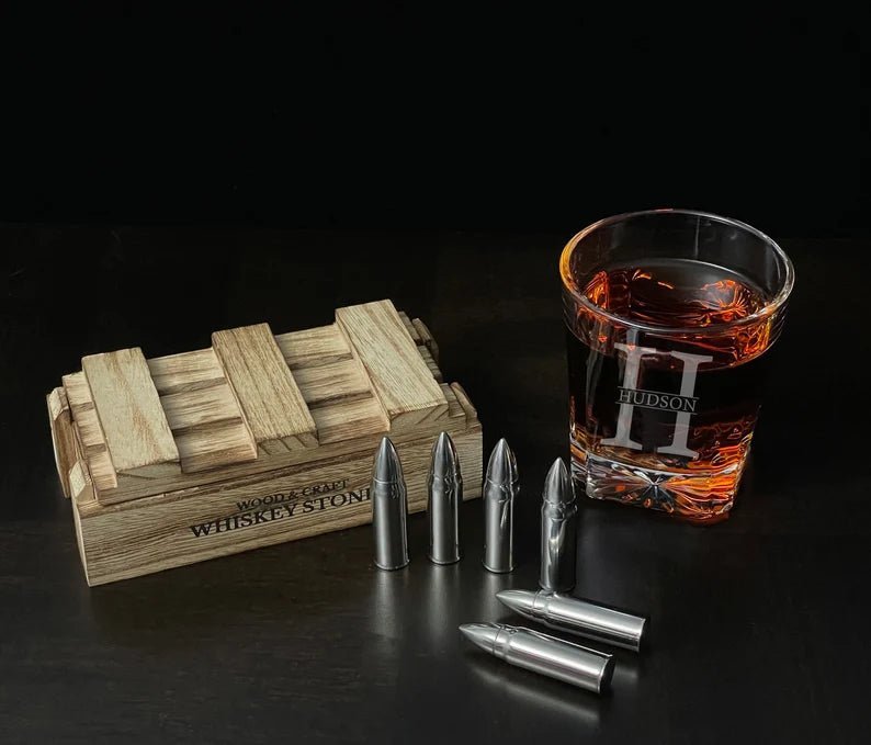 High Caliber Whiskey Glass Set - Whiskey - GroomsDay