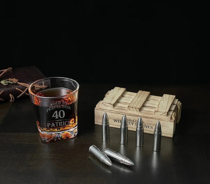 High Caliber Whiskey Glass Set - Whiskey - GroomsDay