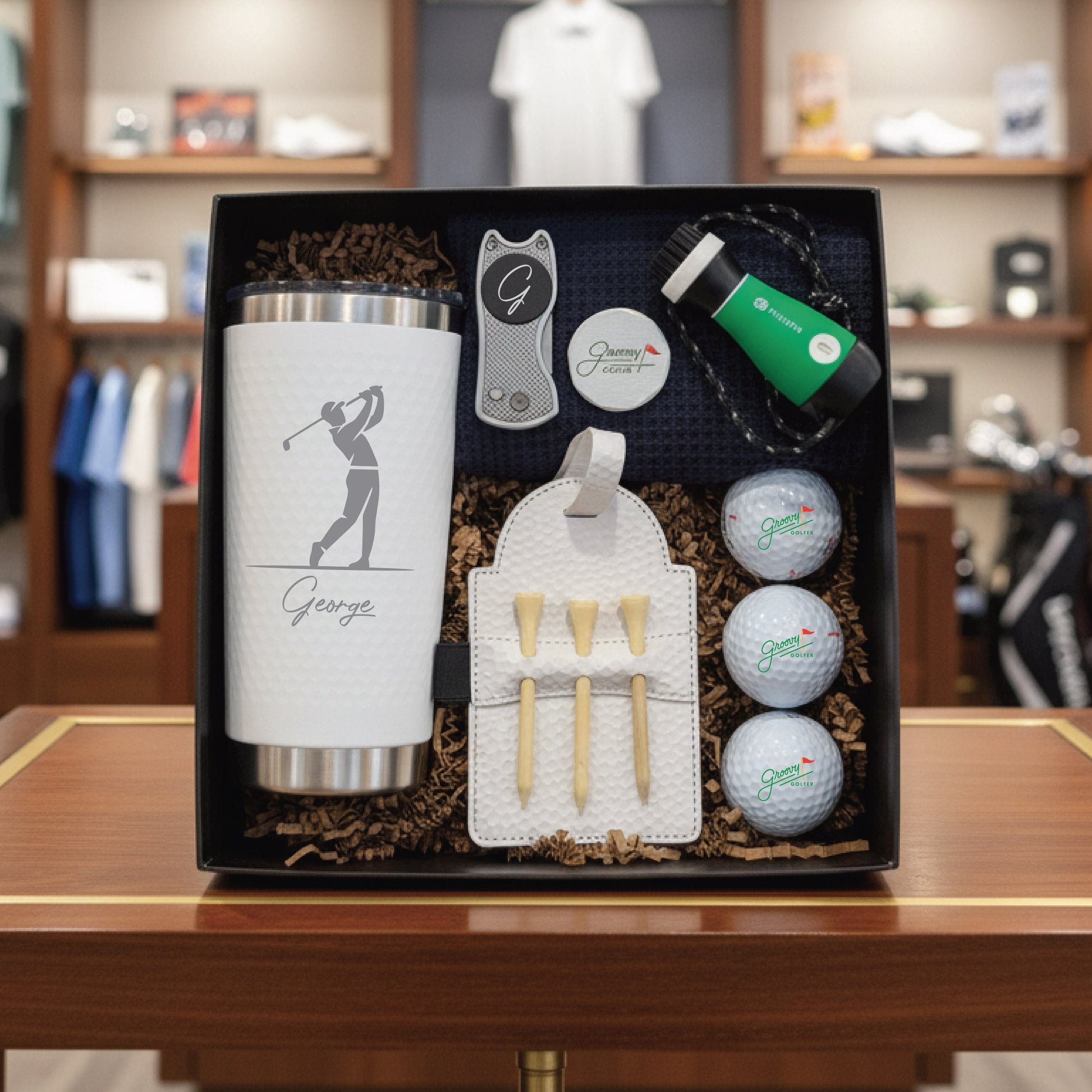 personalized golf gear Hole in One Personalized Golf Gift Set