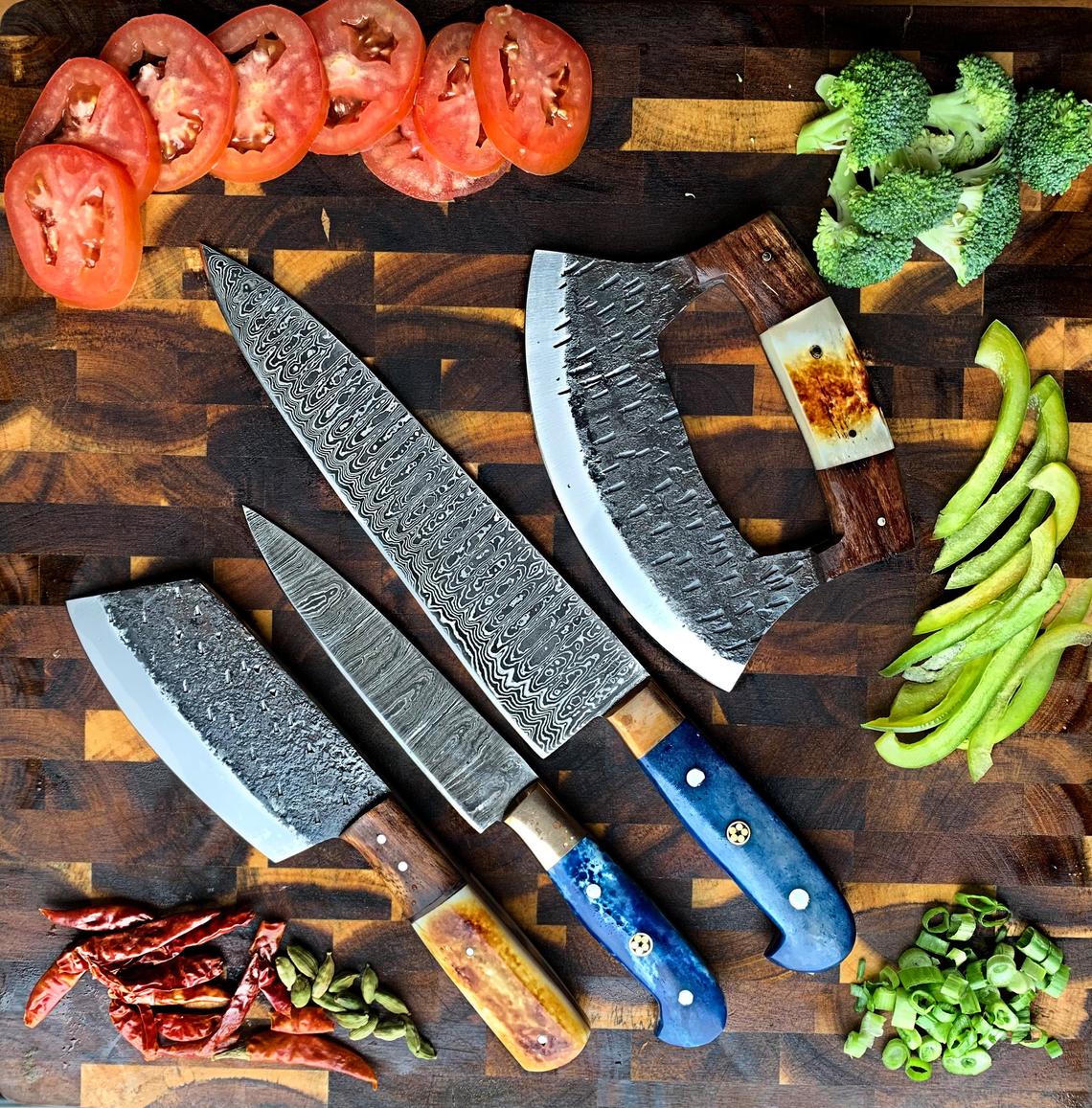 Damascus Chef Knives