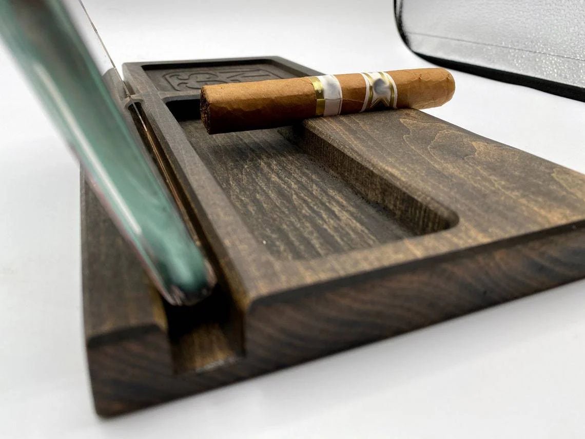 Personalized Handcrafted Cabin Cigar Ashtray