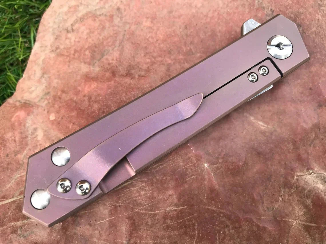 Sharp Damascus Steel Tanto Blade - Knives - GroomsDay